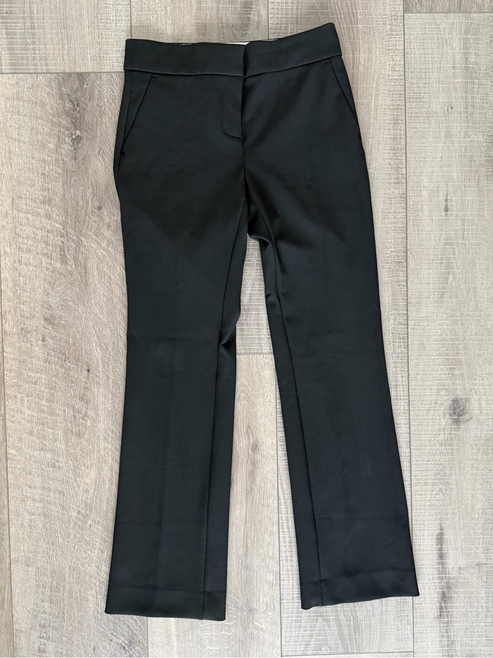 JCrew Edie Full Length Trousers in four season stretch 2 petite black